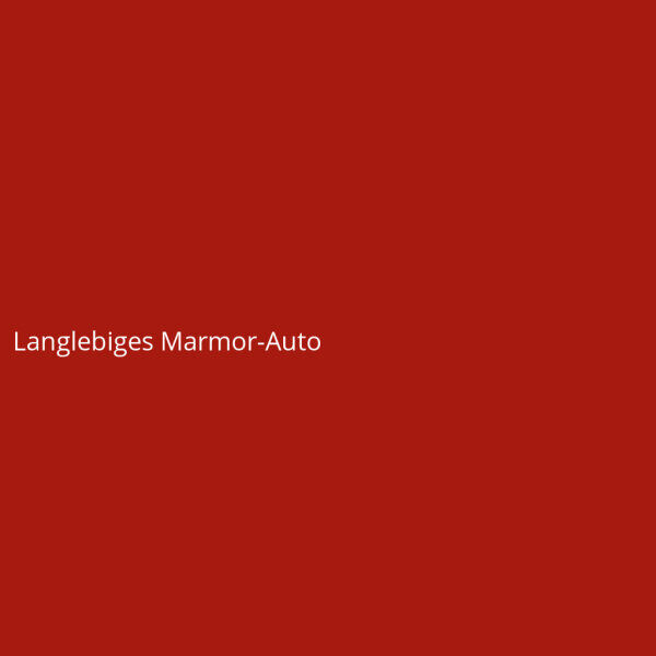Langlebiges Marmor-Auto