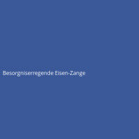 Besorgniserregende Eisen-Zange