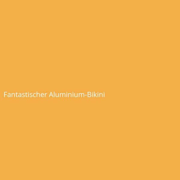 Fantastischer Aluminium-Bikini