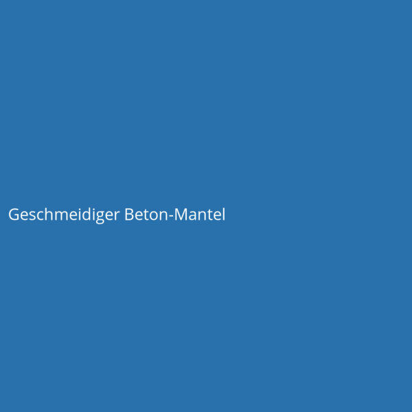 Geschmeidiger Beton-Mantel