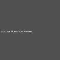 Schicker Aluminium-Rasierer