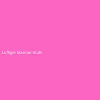 Luftiger Marmor-Stuhl