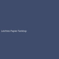 Leichtes Papier-Tanktop