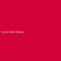 Hartes Wolle-Pflaster
