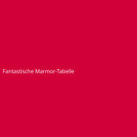 Fantastische Marmor-Tabelle