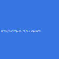 Besorgniserregender Eisen-Ventilator