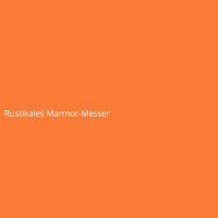 Rustikales Marmor-Messer
