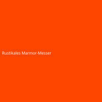 Rustikales Marmor-Messer