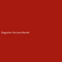 Eleganter Viscose-Mantel