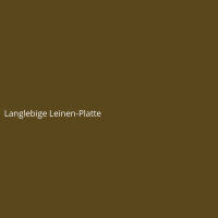 Langlebige Leinen-Platte