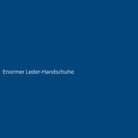 Enormer Leder-Handschuhe