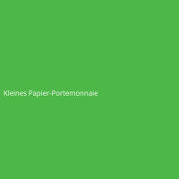 Kleines Papier-Portemonnaie