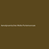 Aerodynamisches Wolle-Portemonnaie