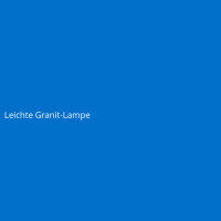 Leichte Granit-Lampe