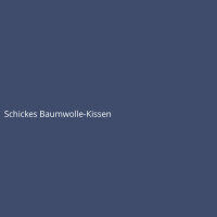 Schickes Baumwolle-Kissen