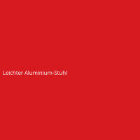 Leichter Aluminium-Stuhl