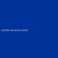 Leichter Aluminium-Stuhl
