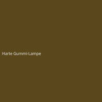 Harte Gummi-Lampe