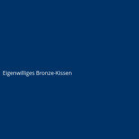 Eigenwilliges Bronze-Kissen
