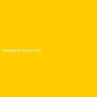 Intelligente Papier-Uhr