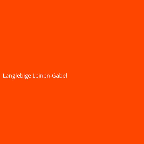 Langlebige Leinen-Gabel