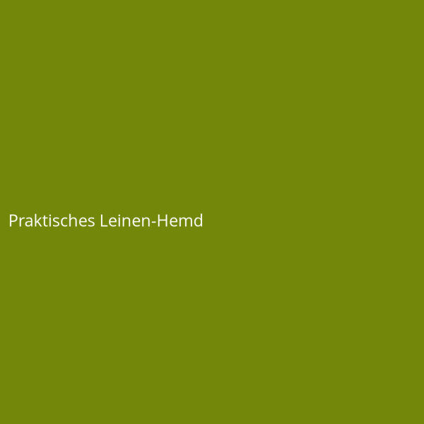 Praktisches Leinen-Hemd
