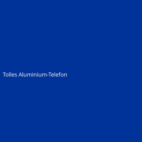Tolles Aluminium-Telefon