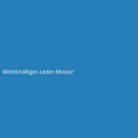 Mittelm&auml;&szlig;iges Leder-Messer
