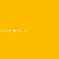 Imposantes Papier-Brett