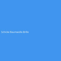 Schicke Baumwolle-Brille