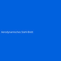 Aerodynamisches Stahl-Brett