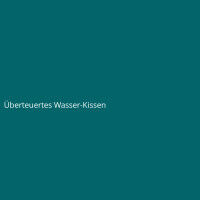 &Uuml;berteuertes Wasser-Kissen