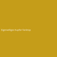 Eigenwilliges Kupfer-Tanktop